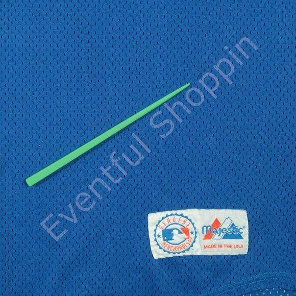 Vintage Majestic Dodgers Pullover Jersey Mens 2XL Blue - Picture 3 of 13